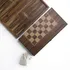 Personalized Engraved Walnut Backgammon Set for Occasion