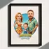 Personalized Family Cartoon Photo Frame Gift