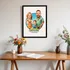 Personalized Family Cartoon Photo Frame Gift