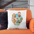 Personalized Family Cartoon Photo Pillow