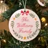 Personalized Family Keepsake Ornament