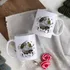 Personalized Floral Porcelain Photo Mug