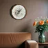 Personalised Floral Wooden Wall Clock for Home Décor