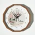 Personalised Floral Wooden Wall Clock for Home Décor