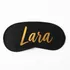 Personalized Gold Name Sleep Mask for Her