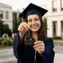 Personalized Graduation Keychain with Name and Year