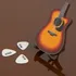Personalized Guitar Pick Set with Classic Guitar Box Design