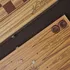 Personalized Handwritten Script Oak Backgammon Set