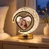 Personalized Heart Moon Crystal LED Photo Frame Lamp - Plug-in