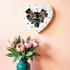 Personalized Heart Photo Collage Wall Clock