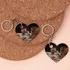 Personalized Heart Photo Keychain Gift Set for Couples