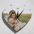 Personalised Heart Photo Wall Clock for Loved Ones