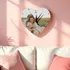 Personalised Heart Photo Wall Clock for Loved Ones