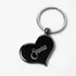 Personalized Heart-Shaped Metal Keychain with Name