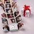 Personalized Heart Shaped Photo Box with Custom Necklace