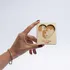 Personalised Wooden Magnet with Heart Detail