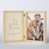 Personalised Wooden Picture Frame with Romantic Message