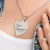 Personalised Eternal Love Heart Necklace for Her