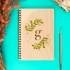Personalised Monogram Wooden Notebook for Her - Ideal Gift
