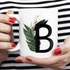 Personalized Initial Printed Porcelain Mug