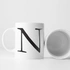 Personalized Initial Written Mug