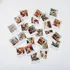 Personalised Photo Magnet Set with Instant Polaroid Design - 24 Pieces