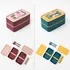 Personalized Kids Double-Layer Lunch Box for School