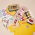 Personalized Kids Lunch Box Set – Name Stickers or Iron-On Labels