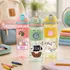 Personalized Kids School Set of 4 – Lunch Box, Water Bottle, Name Stickers & Iron-On Labels
