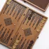 Personalized Leather Beech Backgammon Set with Name and Date
