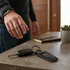 Personalized Leather Keychain with Signature Style