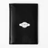 Personalised Leather Passport Holder with Silver Emblem