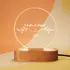 Personalized Led Desk Lamp for Couples
