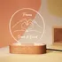 Personalized Led Lamp for Couples