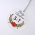 Personalised Monogram Acrylic Christmas Tree Ornament