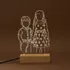 Personalized Line Art Photo LED Lamp for Kids