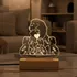 Personalized Lion Family LED Lamp with Names