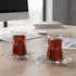 Personalized Logo Printed Office Tea Glass Set