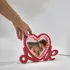 Personalized Love Heart LED Magic Mirror Photo Frame