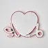 Personalized Love Heart LED Magic Mirror Photo Frame
