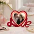 Personalized Love Heart LED Magic Mirror Photo Frame