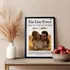 Personalized Love Times Newspaper Photo Frame