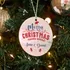 Personalised Couples Christmas Tree Ornament