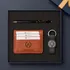 Personalised Monogram Card Holder Pen and Keychain Set