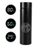 Personalized Monogram Letter Printed Digital Temperature Display Thermos