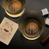 Personalised Monogram Wooden Whiskey Glass Set
