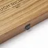 Personalized Name and Date VIP Oak Backgammon Set