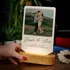 Personalized Name and Message Engraved Gift LED Minimal Design Lamp