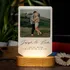 Personalized Name and Message Engraved Gift LED Minimal Design Lamp