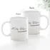 Personalized Name and Title Printed Porcelain Mug